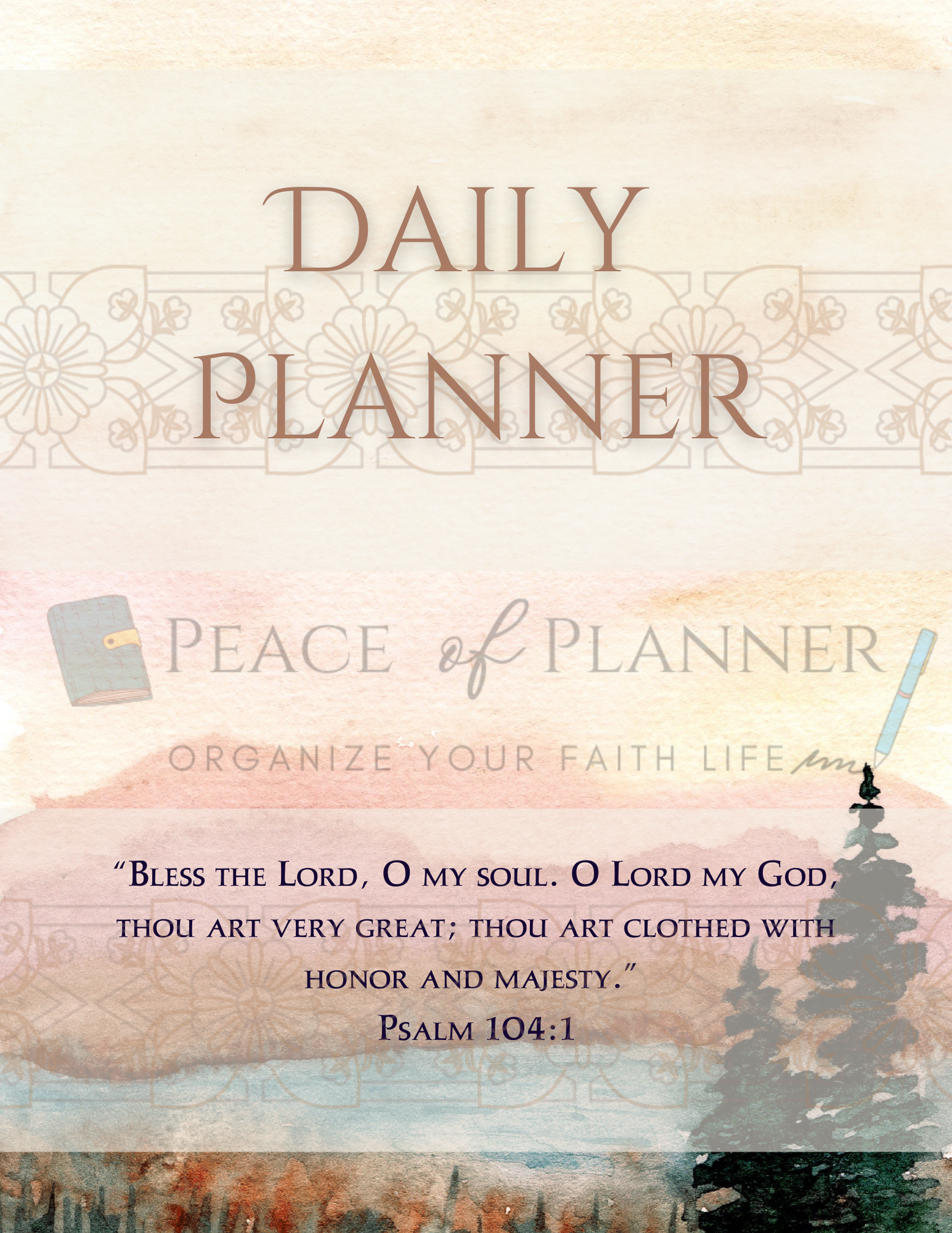 The Psalm 104 Planner Set